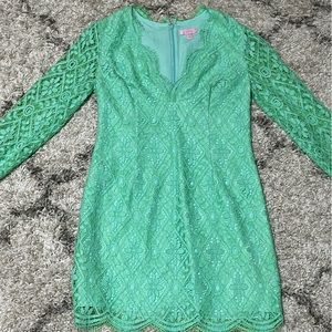 Lily Pulitzer Merely Mint Green Lace Dress